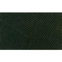 FUßMATTE 45/75 cm Stripes midnight green  - Grün, KONVENTIONELL, Kunststoff/Textil (45/75cm) - wash+dry