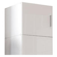 AUFSATZSCHRANK 45/40/54 cm  in  - Chromfarben/Weiß, KONVENTIONELL, Holzwerkstoff/Kunststoff (45/40/54cm) - Xora