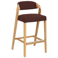 TRESENSTUHL in Eichefarben, Rotbraun  - Rotbraun/Eichefarben, Natur, Leder/Holz (51/93/49cm) - Voglauer