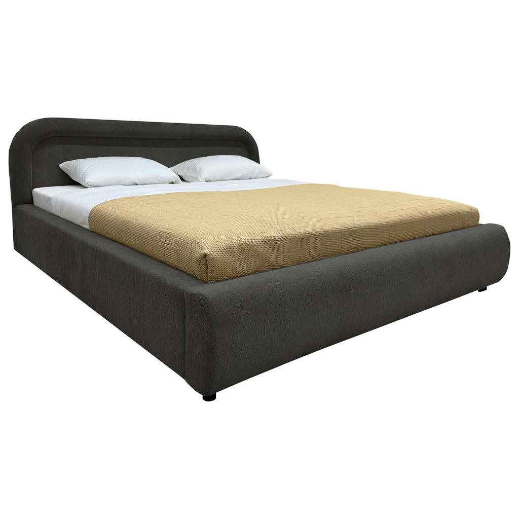 Livetastic ČALOUNĚNÁ POSTEL, 140/200 cm, černá