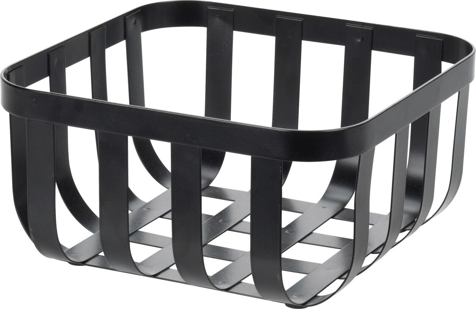 KOŠARICA ZA VOĆE       - crna, Basics, metal (19,5/19,5/9,5cm)