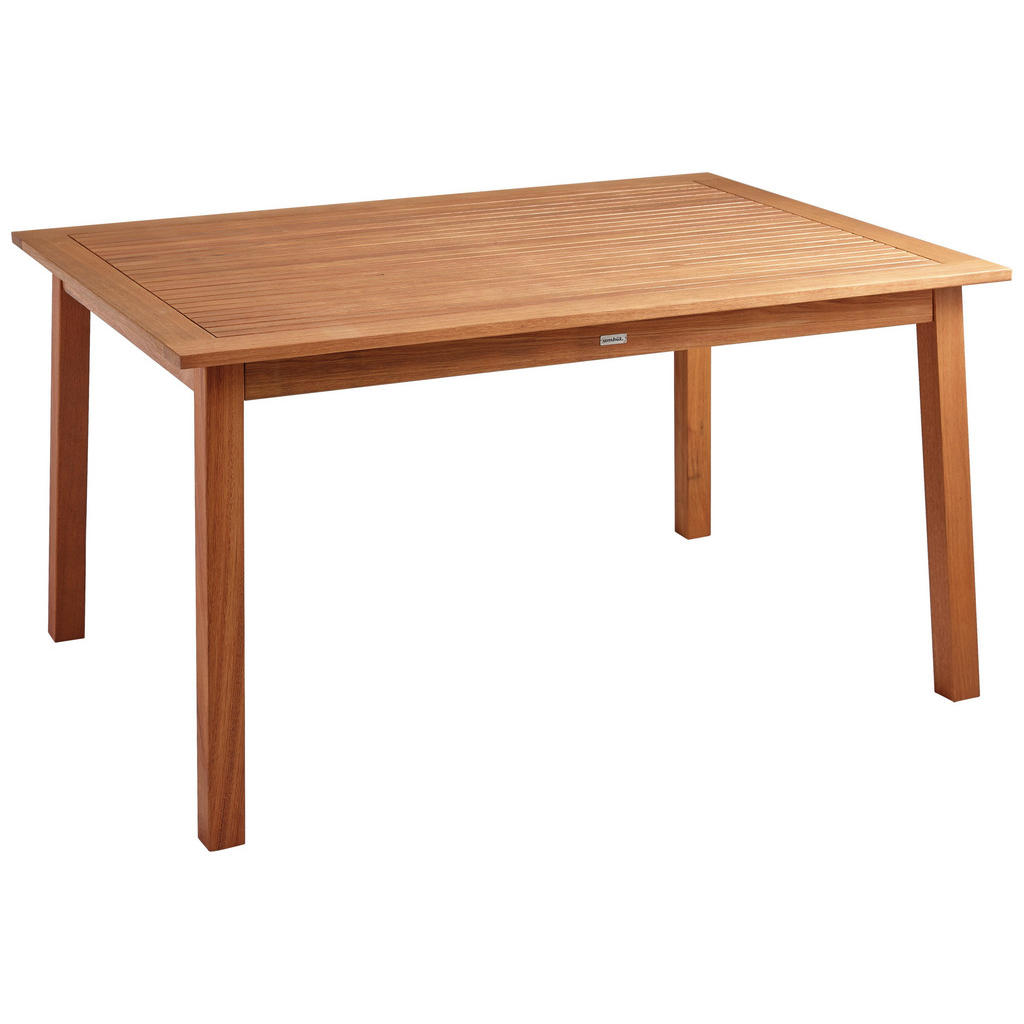 Zahradní Stůl Eukalyptové Dřevo Přírodní Barvy Ambia Garden