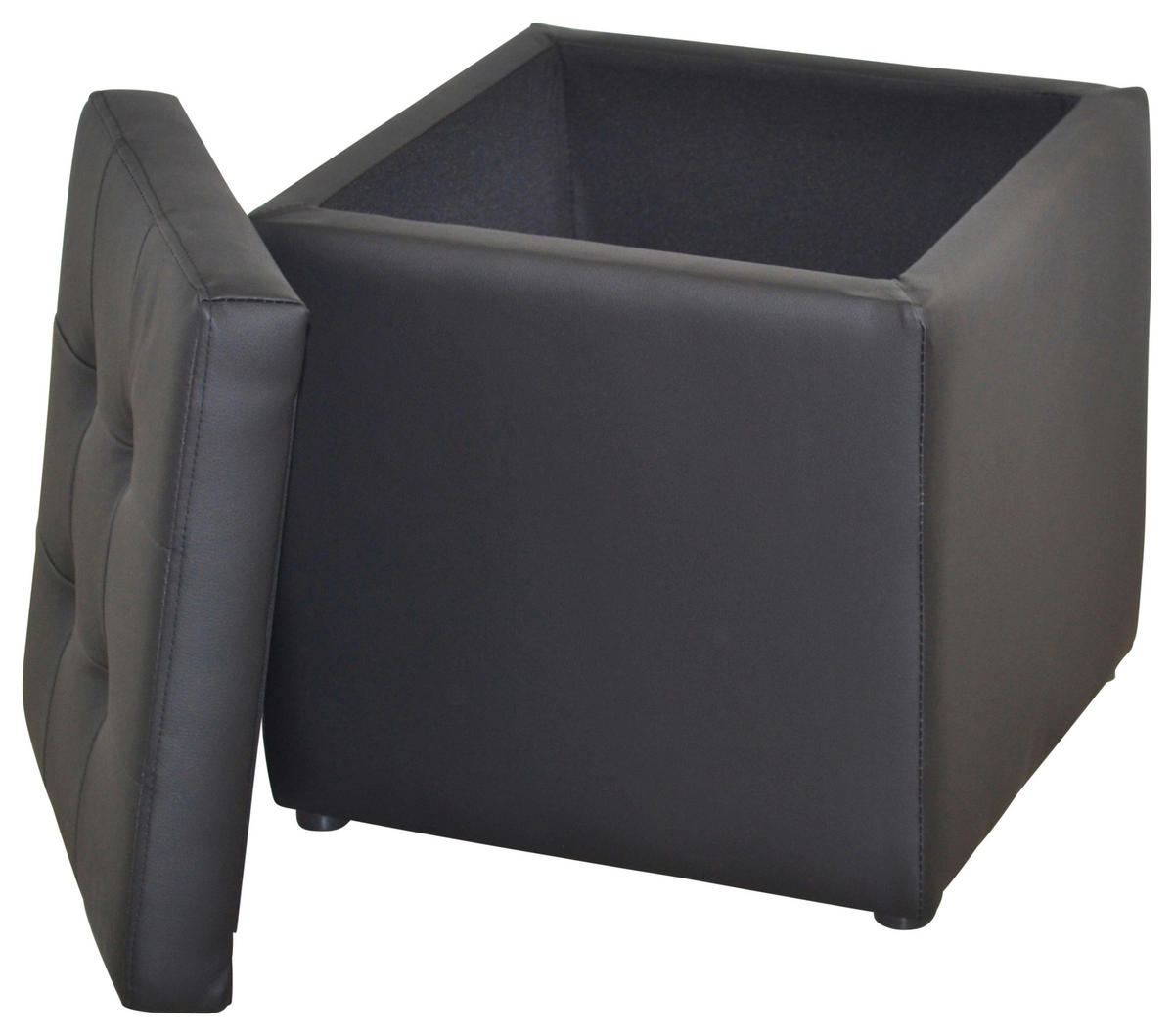 SITZBOX Uni  - Schwarz, Design, Kunststoff (41/41/40cm) - MID.YOU