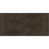 LÄUFER 35/75 cm Espresso Brown Braun  - Braun, KONVENTIONELL, Kunststoff/Textil (35/75cm) - wash+dry