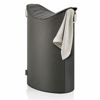 WÄSCHESAMMLER - Anthrazit, Basics, Textil/Metall (45/67/28cm) - Blomus