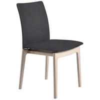 STOL flatväv  - vit/grå, Klassisk, trä/textil (45/88/54cm) - Skovby