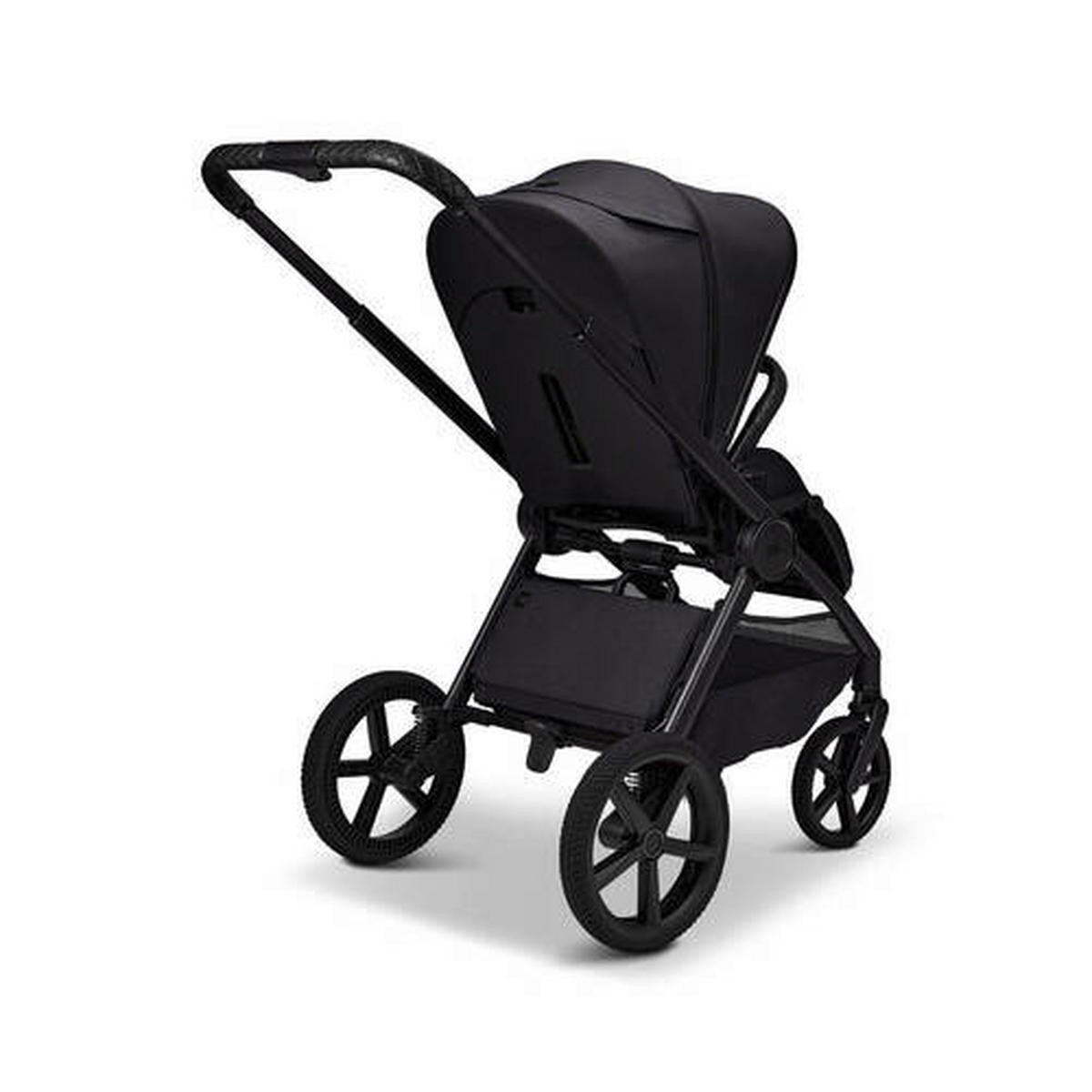 KOMBIKINDERWAGEN  Gio Fold ETPU  Onyx  - Schwarz, Basics, Textil/Metall (120/58/92cm) - Moon Edition