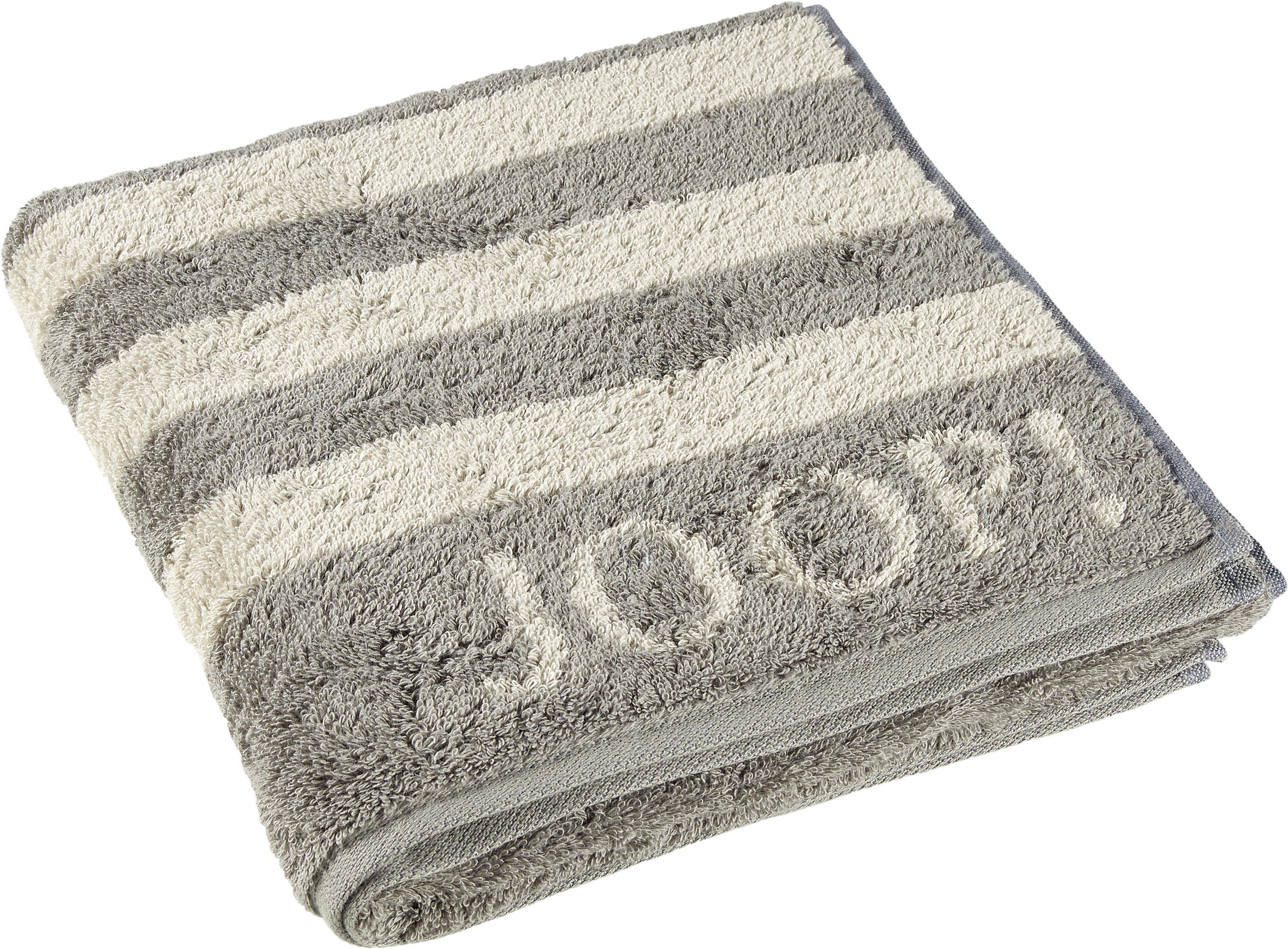 HANDTUCH Classic Stripes - Graphitfarben/Grau, Basics, Textil (50/100cm) - Joop!