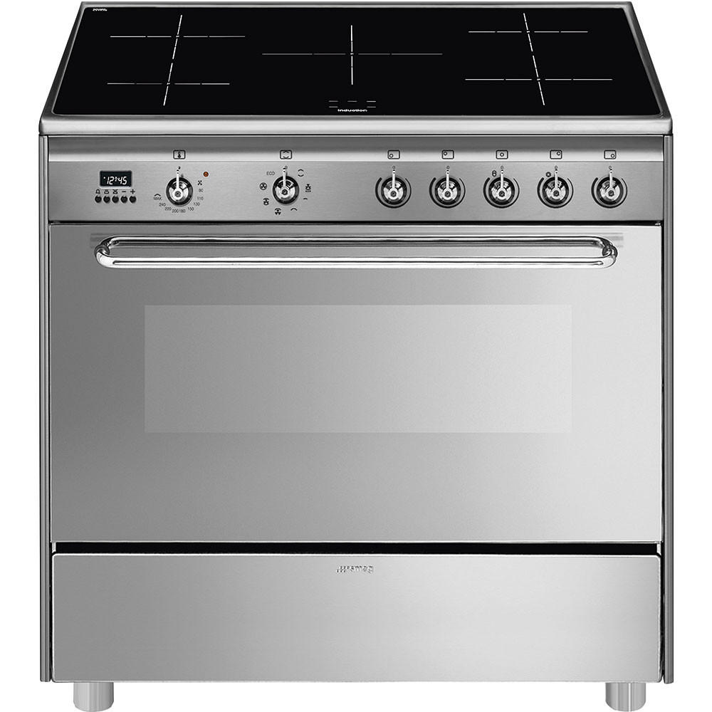 HERD SCD90IMX9-1  - Edelstahlfarben, Basics, Metall (90/90/60cm) - SMEG