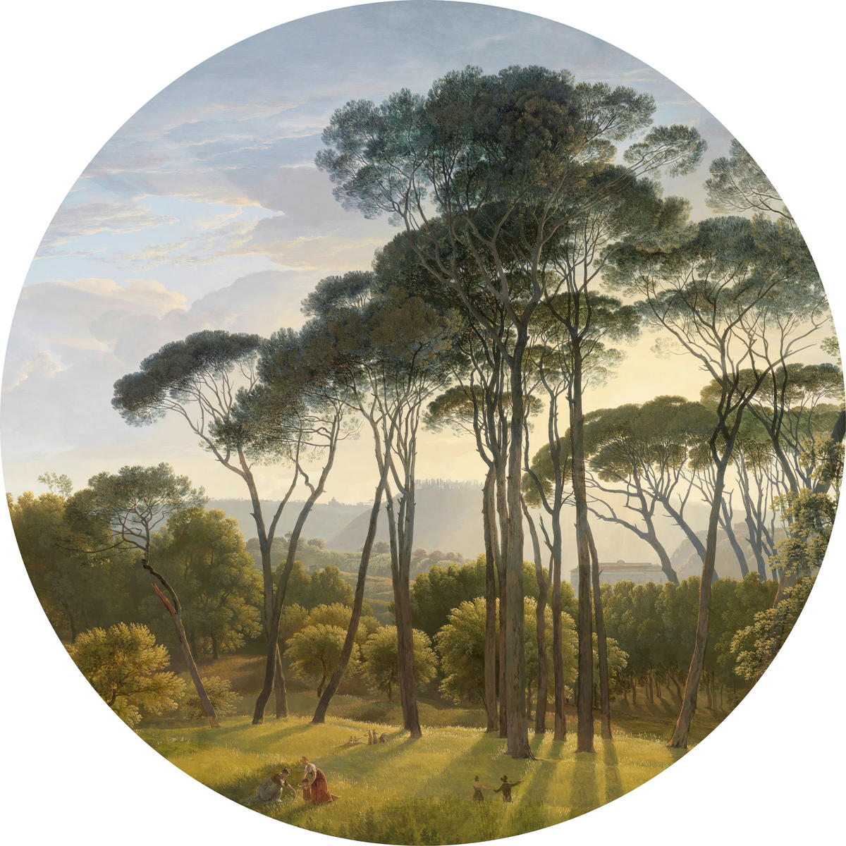 METALLBILD Landschaft & Natur  - Pastellblau/Grün, Basics, Metall (60/0,3cm)