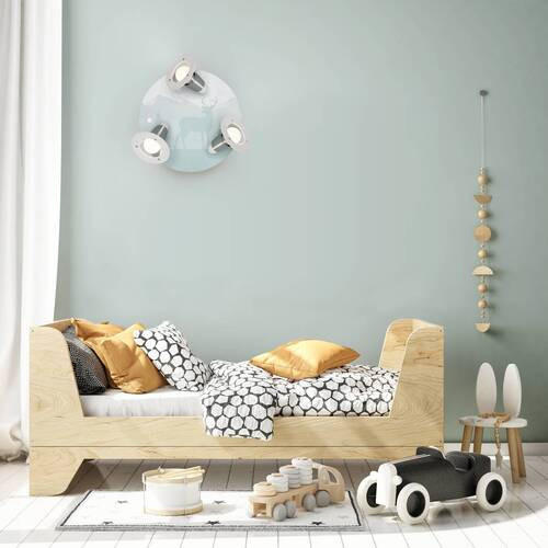 KINDERDECKENLEUCHTE Scandi Wald 30/20 cm   - Grün, Basics, Holz (30/20cm)