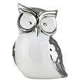 DEKOEULE - Silberfarben/Weiß, KONVENTIONELL, Keramik (11/14/9cm) - Ambia Home