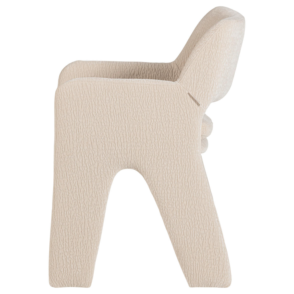 ARMLEHNSTUHL   Chenille  Sandfarben  - Sandfarben, MODERN, Textil (57/78/56cm) - Livetastic