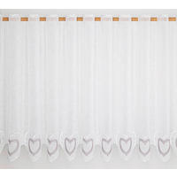 KRATKA ZAVESA  2024 AUTUMN          45 cm   svetlo siva  - svetlo siva, Basics, tekstil (45cm)
