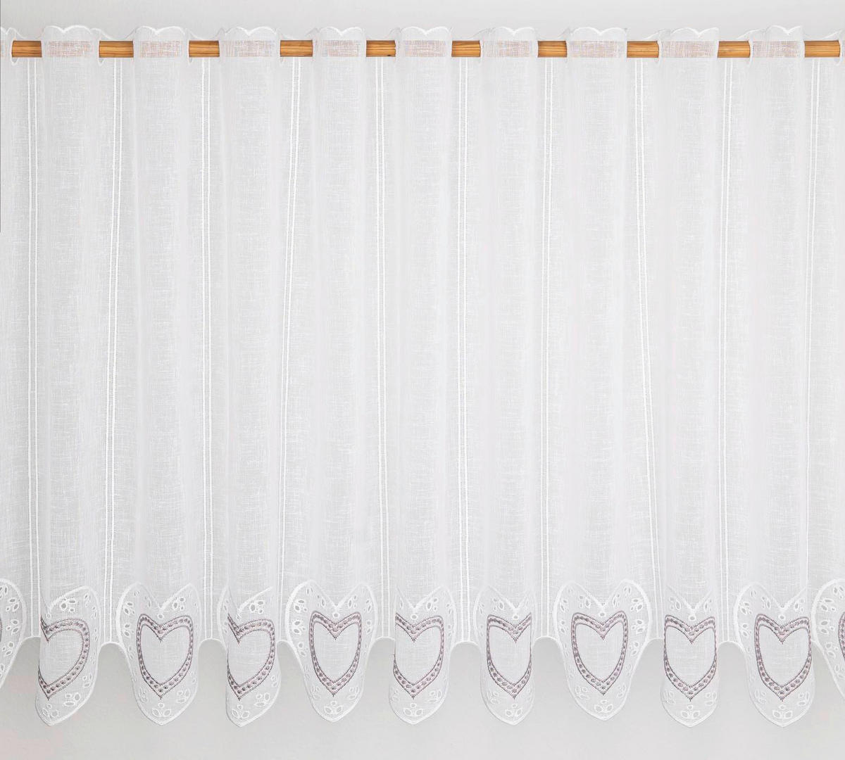 KRATKA ZAVESA  2024 AUTUMN          45 cm   svetlo siva  - svetlo siva, Basics, tekstil (45cm)