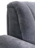 SITZBANK 195/89/75 cm Flachgewebe Dunkelgrau Metall  - Dunkelgrau/Schwarz, Design, Textil/Metall (195/89/75cm) - Novel