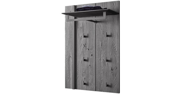 GARDEROBENPANEEL  in 73/106/35 cm  - Anthrazit, Design, Holz/Metall (73/106/35cm) - Johann Jakob