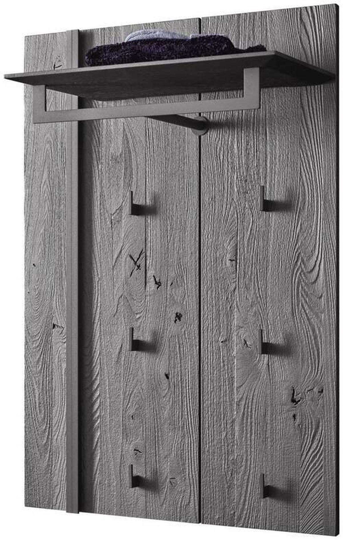 ELŐSZOBAPANEL 73/106/35 cm  - antracit, Design, fa/fém (73/106/35cm) - Johann Jakob