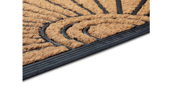 KOKOSMATTE 45/75 cm Mix Mats  - Hellbraun/Schwarz, Basics, Naturmaterialien/Kunststoff (45/75cm) - Esposa