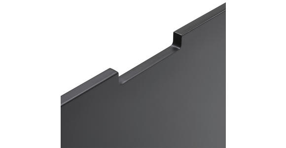 HIGHBOARD in 120/130/40 cm - Anthrazit/Schwarz, Design, Holzwerkstoff/Metall (120/130/40cm) - Novel