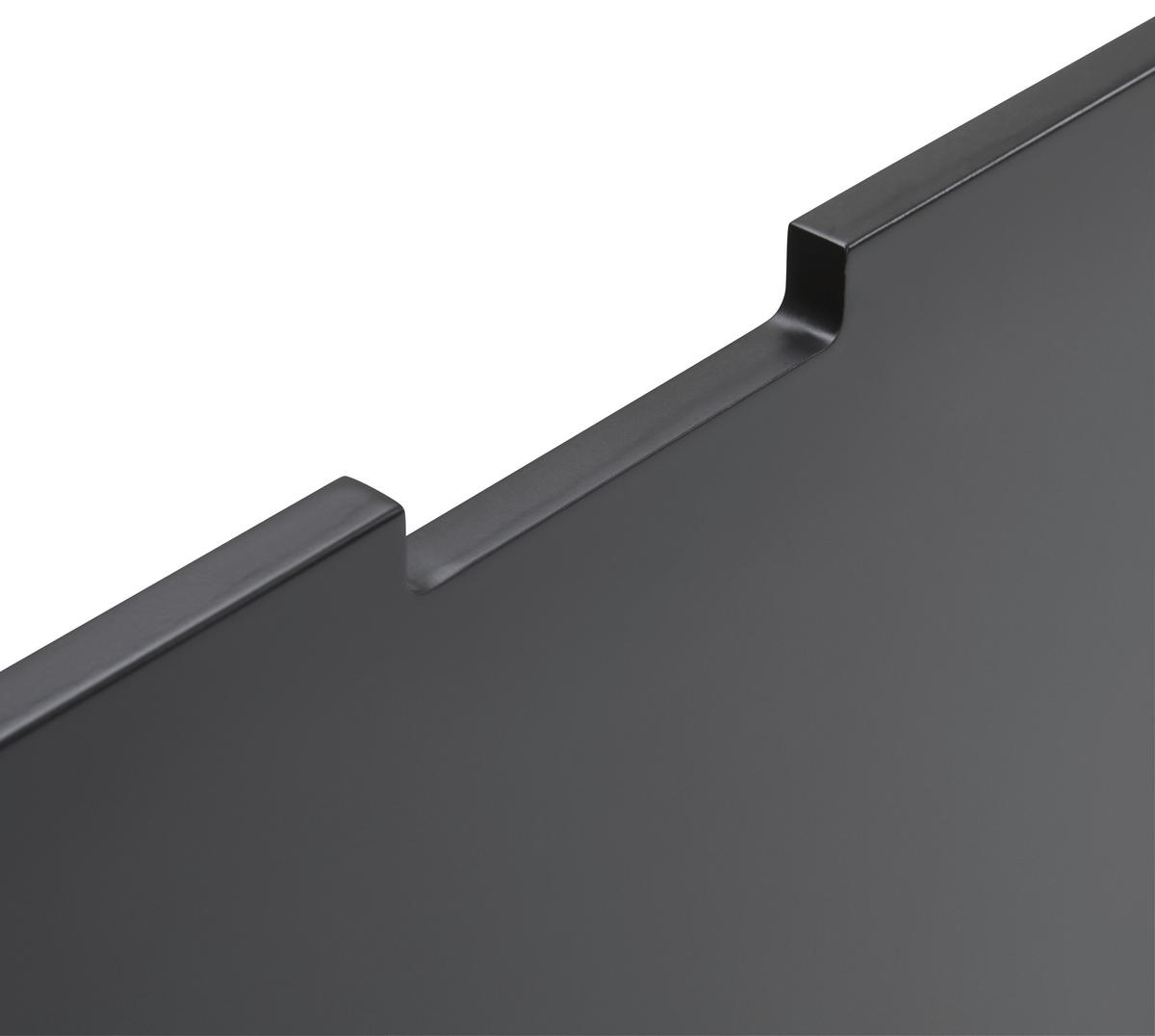 VISOKA KOMODA, antracit, črna  - črna/antracit, Design, kovina/leseni material (120/130/40cm) - MID.YOU