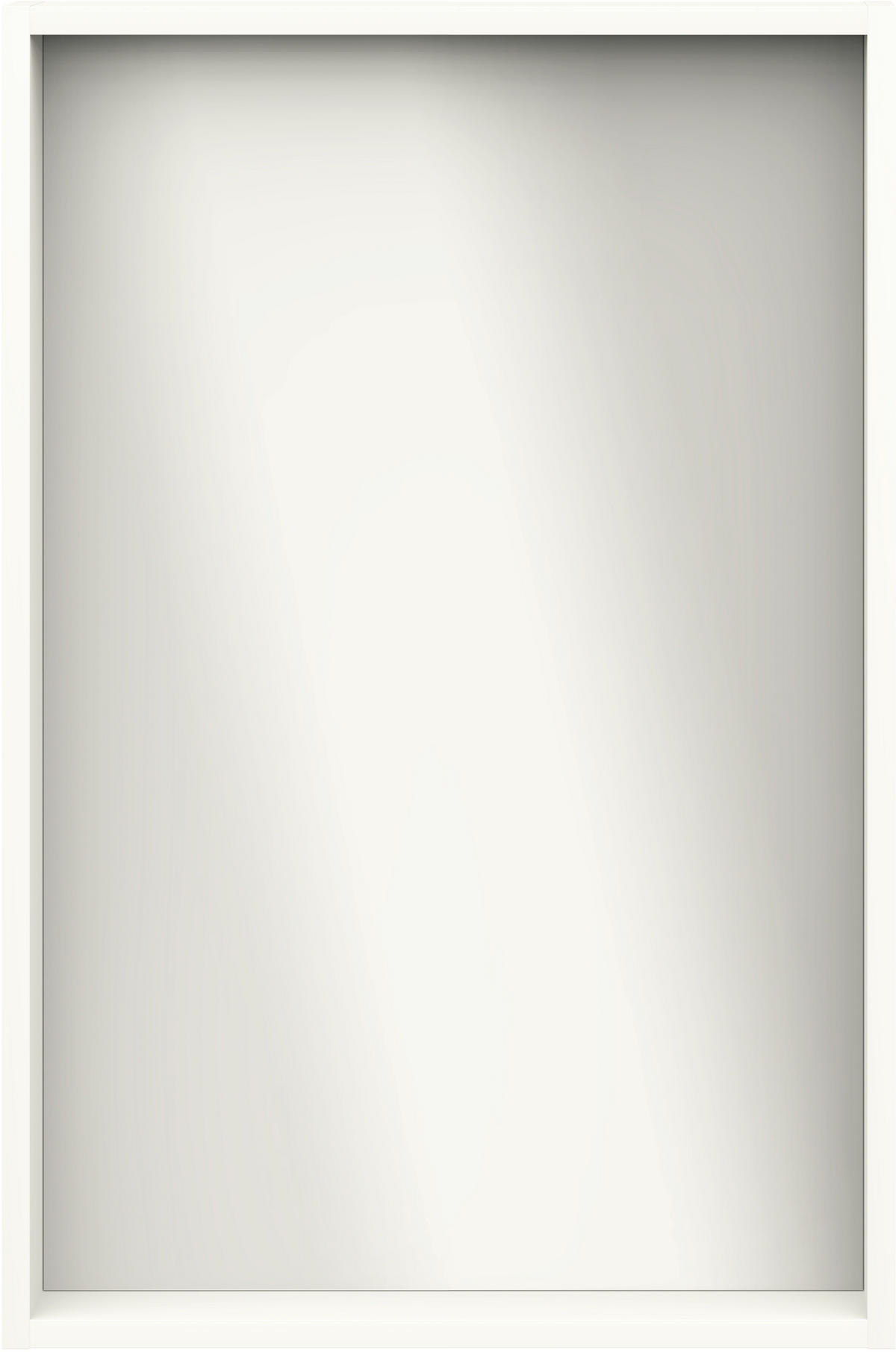 SPIEGEL 90/60/10 cm  - Weiss, Basics, Glas/Holzwerkstoff (90/60/10cm) - Cantus