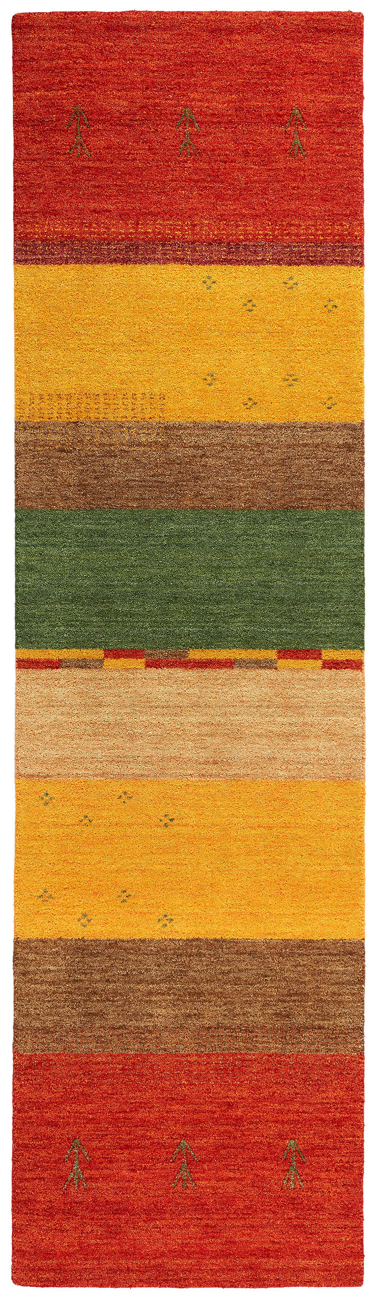 ORIENTTEPPICH 80/300 cm Azeri Gabbeh  - Multicolor, Lifestyle, Textil (80/300cm) - Cazaris
