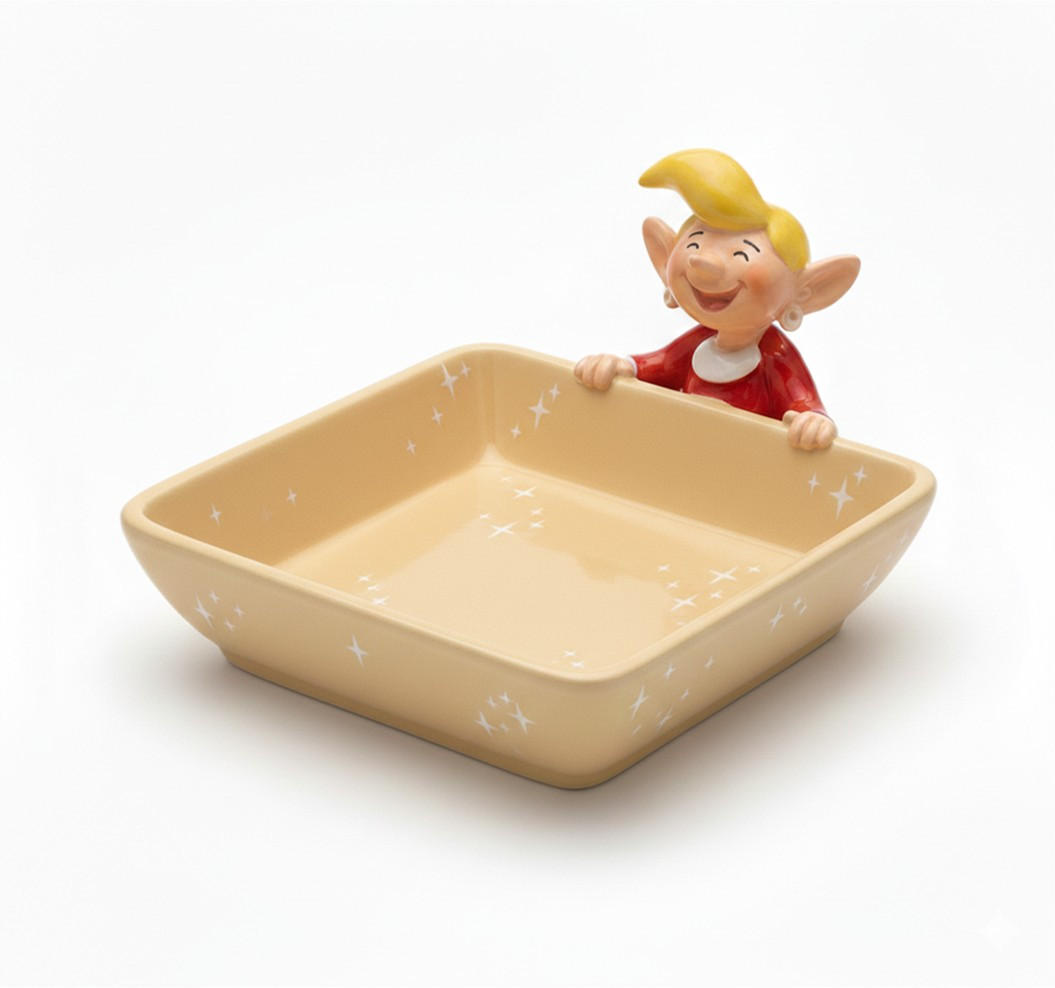 GEBÄCKTELLER Beige  - Beige, Basics, Keramik (17/10/14cm)