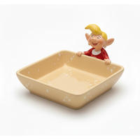 GEBÄCKTELLER Beige  - Beige, Basics, Keramik (17/10/14cm)