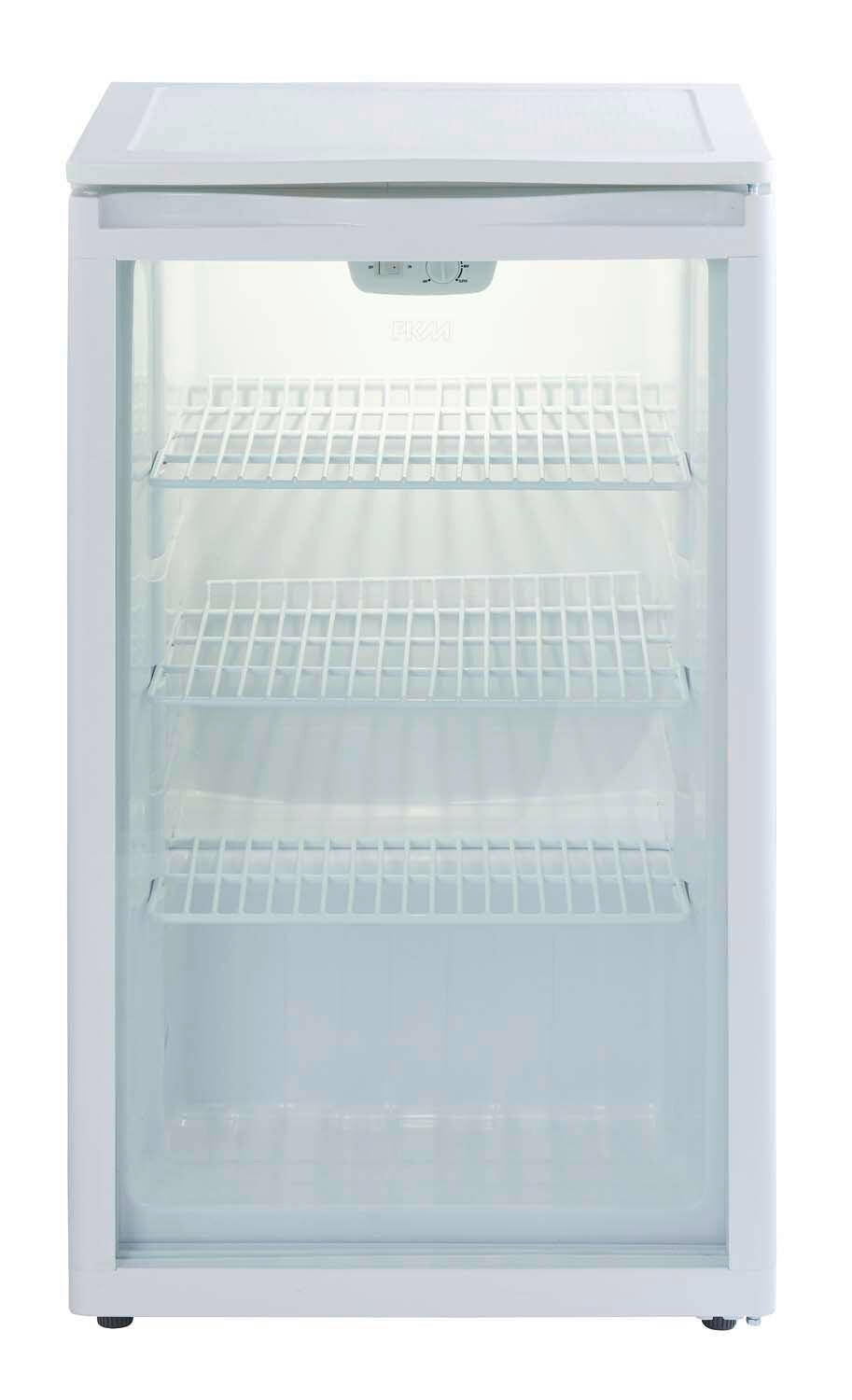 KÜHLSCHRANK 50,5/85,5/54,5 cm  - Weiß, Trend, Glas/Kunststoff (50,5/85,5/54,5cm) - PKM