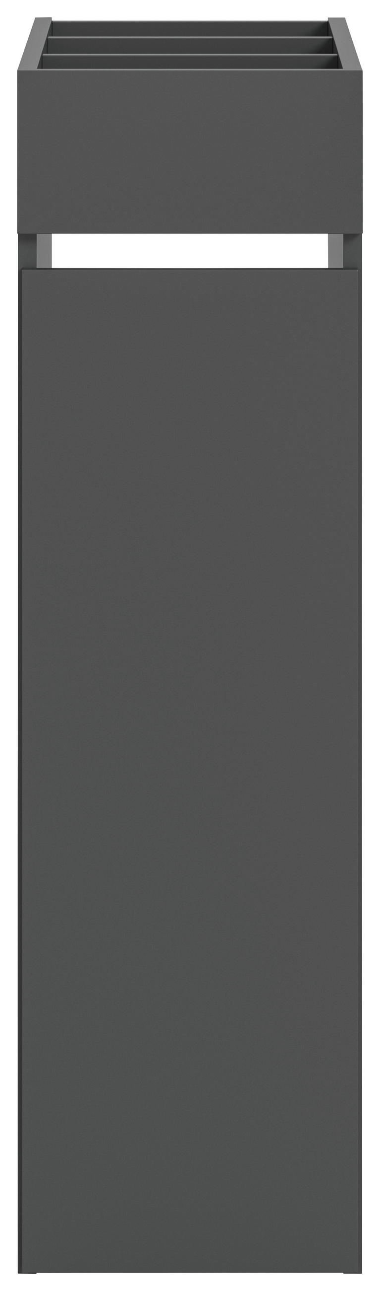 BADEZIMMERREGAL 29/101/60 cm  - Anthrazit, Basics, Holzwerkstoff/Kunststoff (29/101/60cm) - MID.YOU