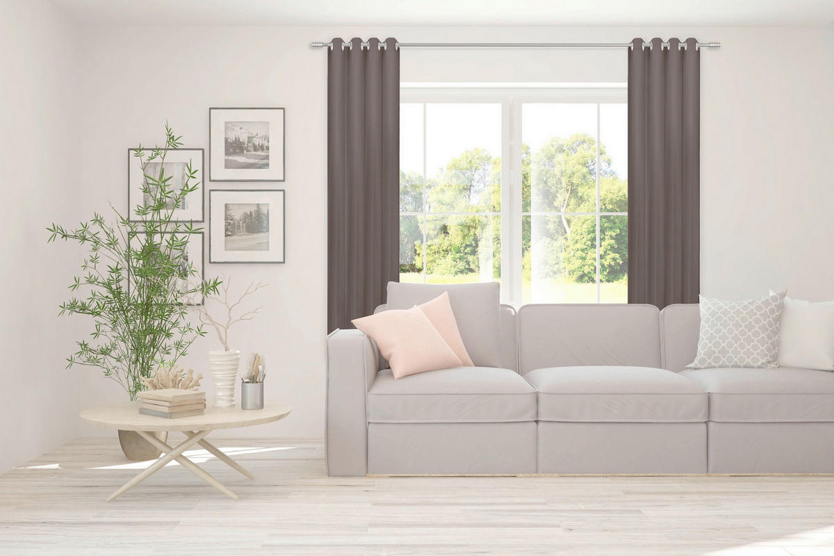 ÖSENSCHAL halbtransparent 135/245 cm   - Grau, Basics, Textil (135/245cm)