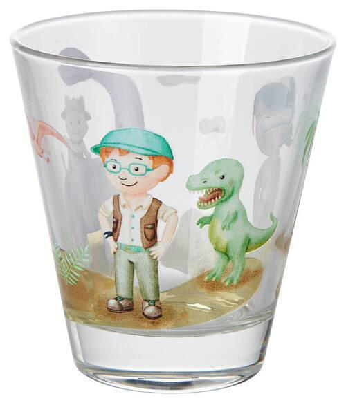 KINDER-GLÄSERSET Bambini Aventura 6-teilig  - Trend, Glas (8,5/9/8,5cm) - Leonardo