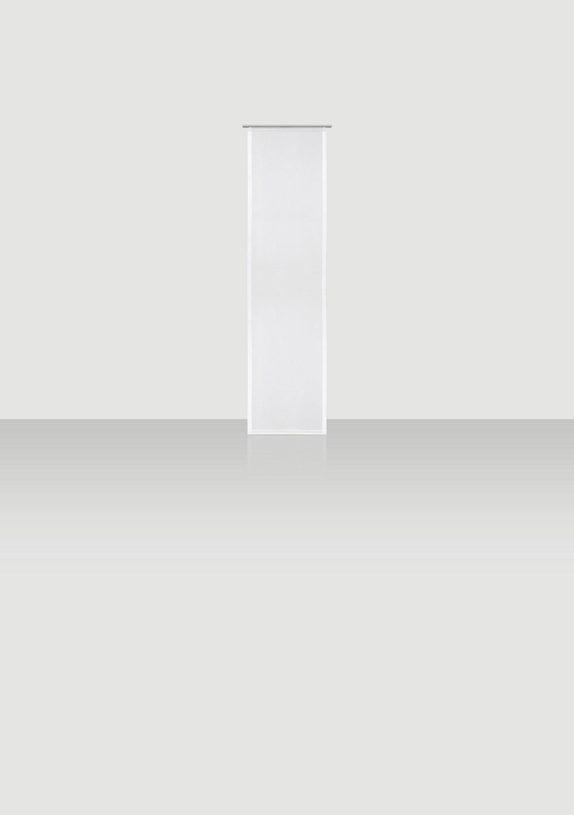 PANEL ZAVJESA bijela - bijela, Basics, plastika (60/245cm) - Novel