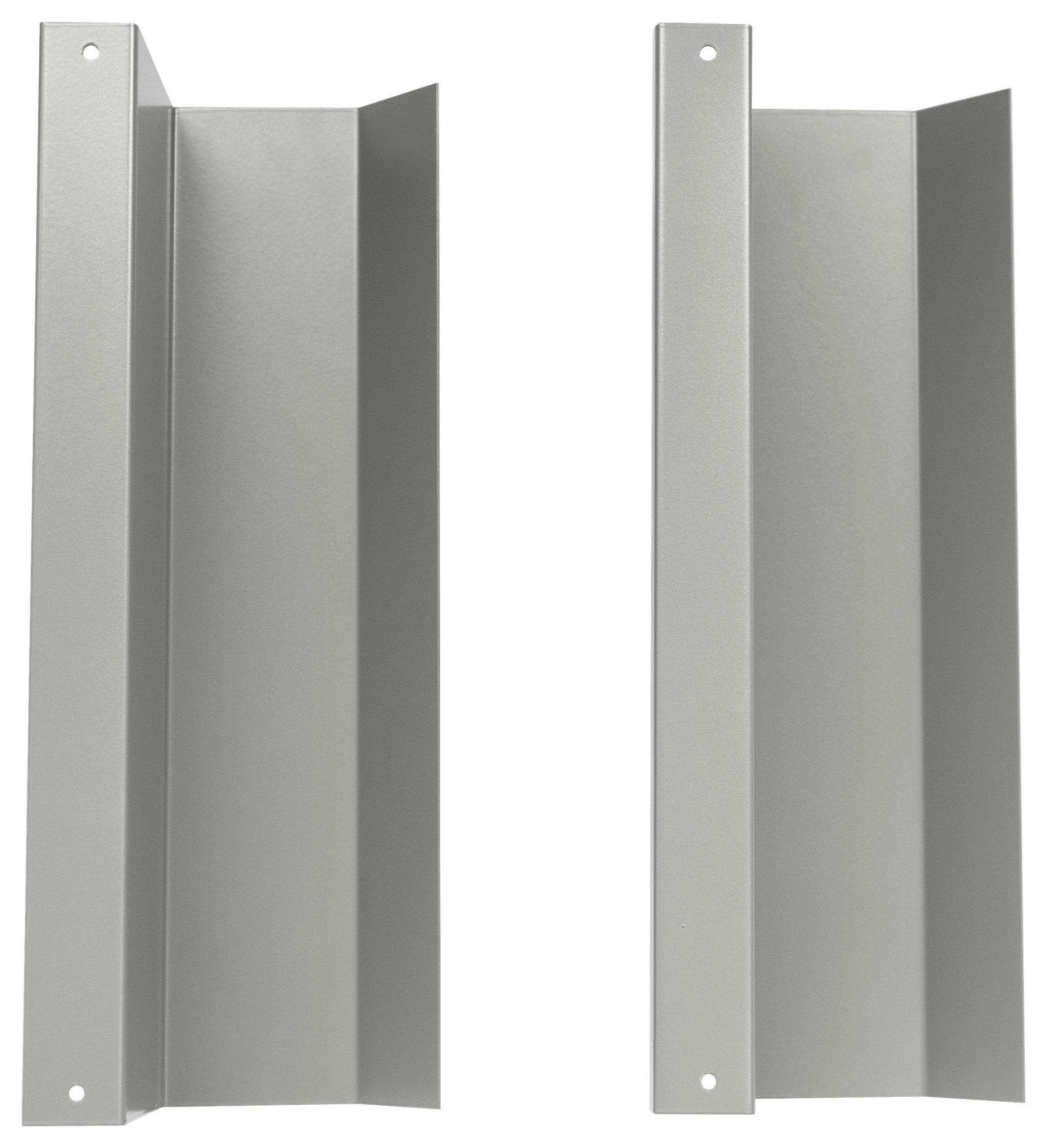 KABELHALTER - Alufarben, KONVENTIONELL, Metall (37/16/11,5cm) - Moderano