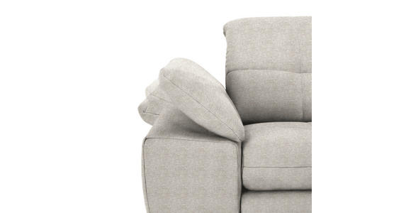 ECKSOFA  in Webstoff Beige  265/180 cm  - Beige/Schwarz, Design, Textil/Metall (265/180cm) - Carryhome
