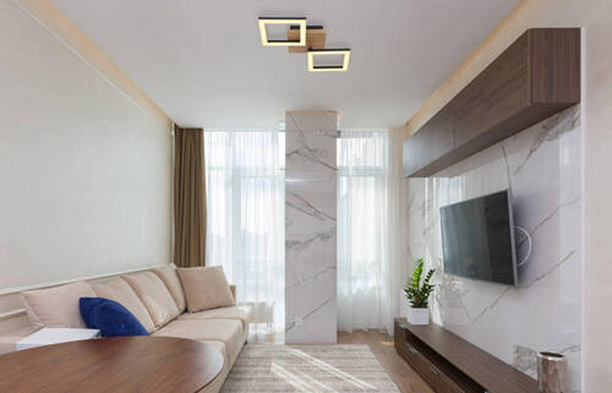 LED-DECKENLEUCHTE 18 W    46/22,5/7 cm  - Dunkelbraun/Opal, Design, Holz/Kunststoff (46/22,5/7cm) - Globo