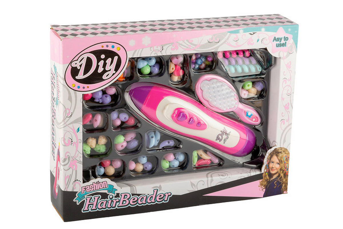 DEČJI SET ZA OBLIKOVANJE KOSE - višebojna, Osnovno, plastika (29/22/5,5cm)