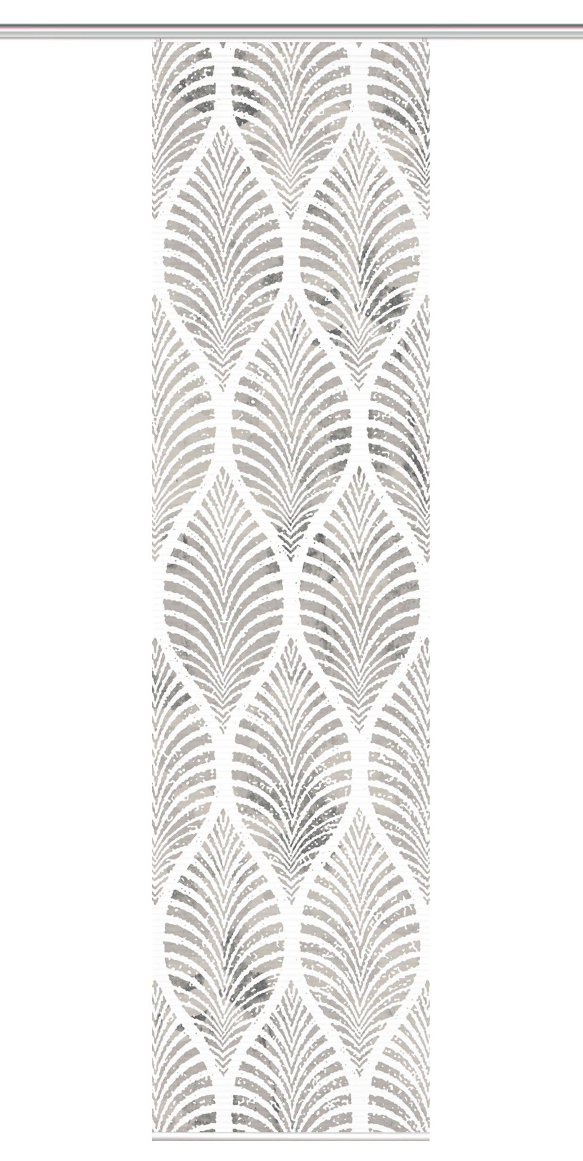 FLÄCHENVORHANG   halbtransparent  60/245 cm   - Grau, Natur, Textil (60/245cm)