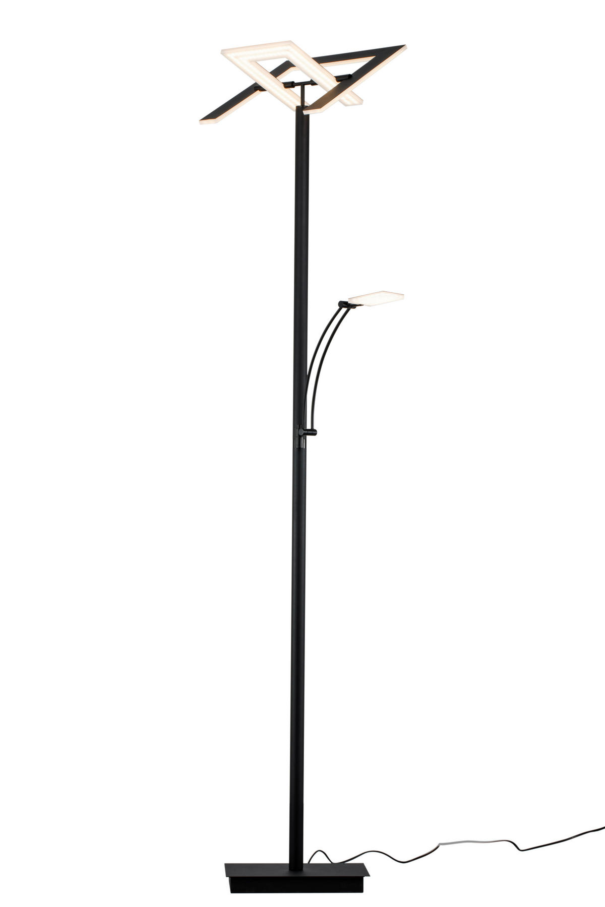 LED-DECKENFLUTER Niko 35/180 cm  - Schwarz, KONVENTIONELL, Kunststoff/Metall (35/180cm) - Dieter Knoll