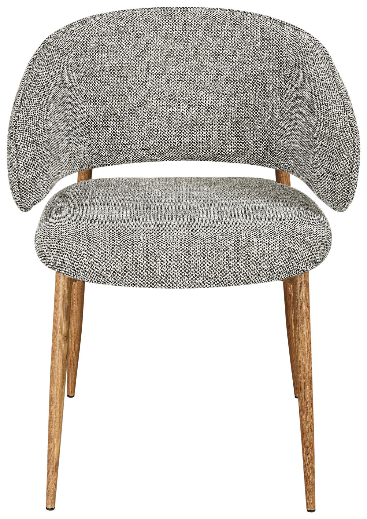 ARMLEHNSTUHL  Stoffauswahl Webstoff  Braun, Eichefarben  - Eichefarben/Braun, Design, Textil/Metall (58/81/60cm) - Novel