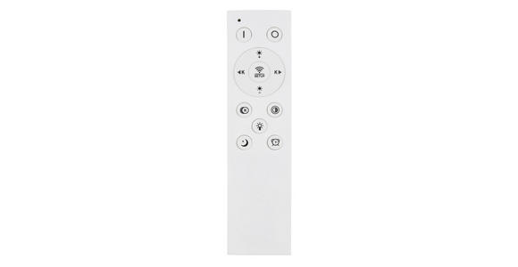 LED-DECKENLEUCHTE 55/7,5 cm - Opal/Weiß, Design, Kunststoff/Metall (55/7,5cm) - Novel