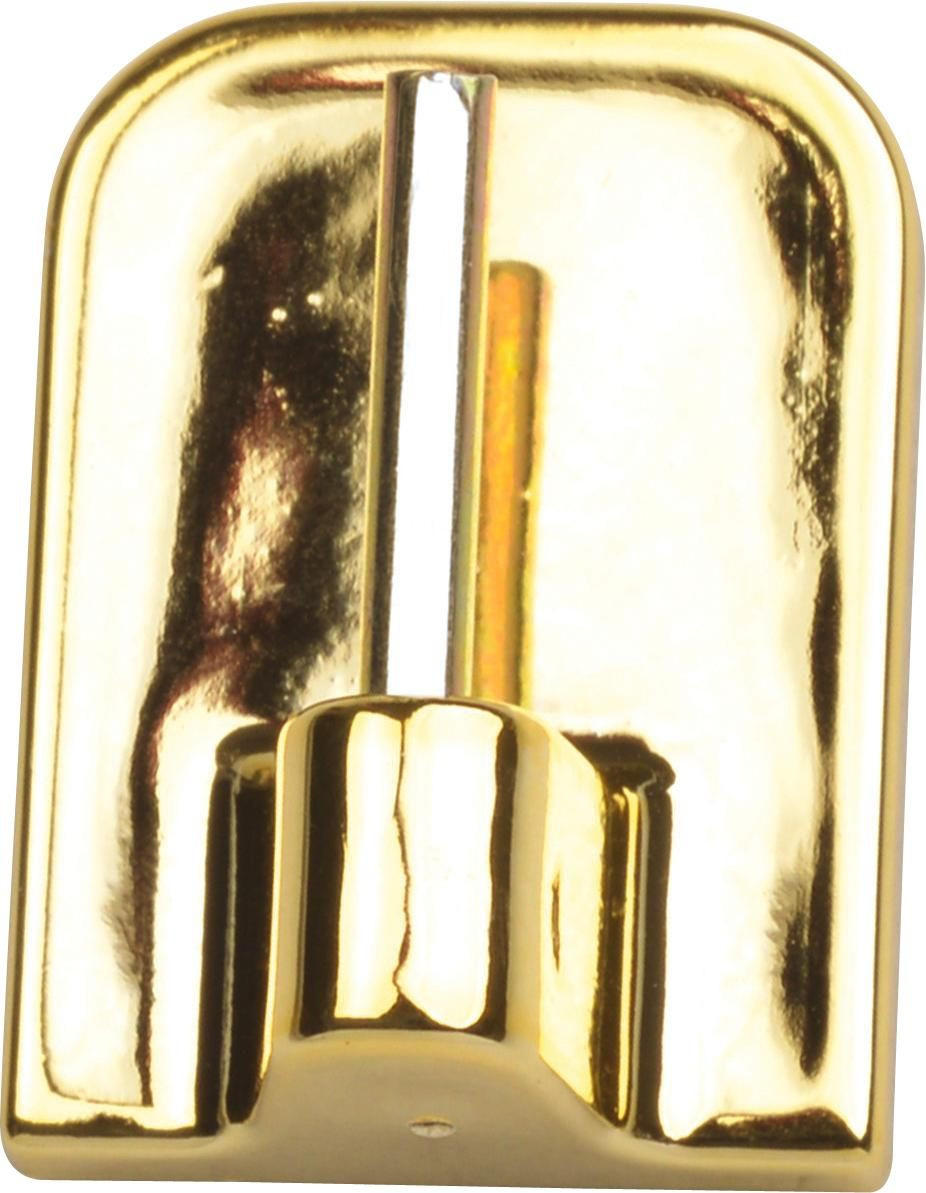 SELBSTKLEBEHAKEN  - Goldfarben, Basics, Kunststoff (1.6/2.3cm) - Homeware