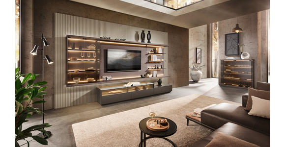 WANDPANEEL Taupe  396,2/240/1,9 cm  - Taupe, Design, Holzwerkstoff (396,2/240/1,9cm) - Belluti