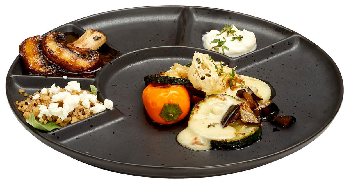 FONDUETELLER Schwarz 24,2 cm COPPA KURO  - Schwarz, Design, Keramik (24,2cm) - ASA
