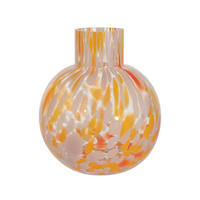 VASE 17 cm  - Orange, Basics, Glas (15/17cm)