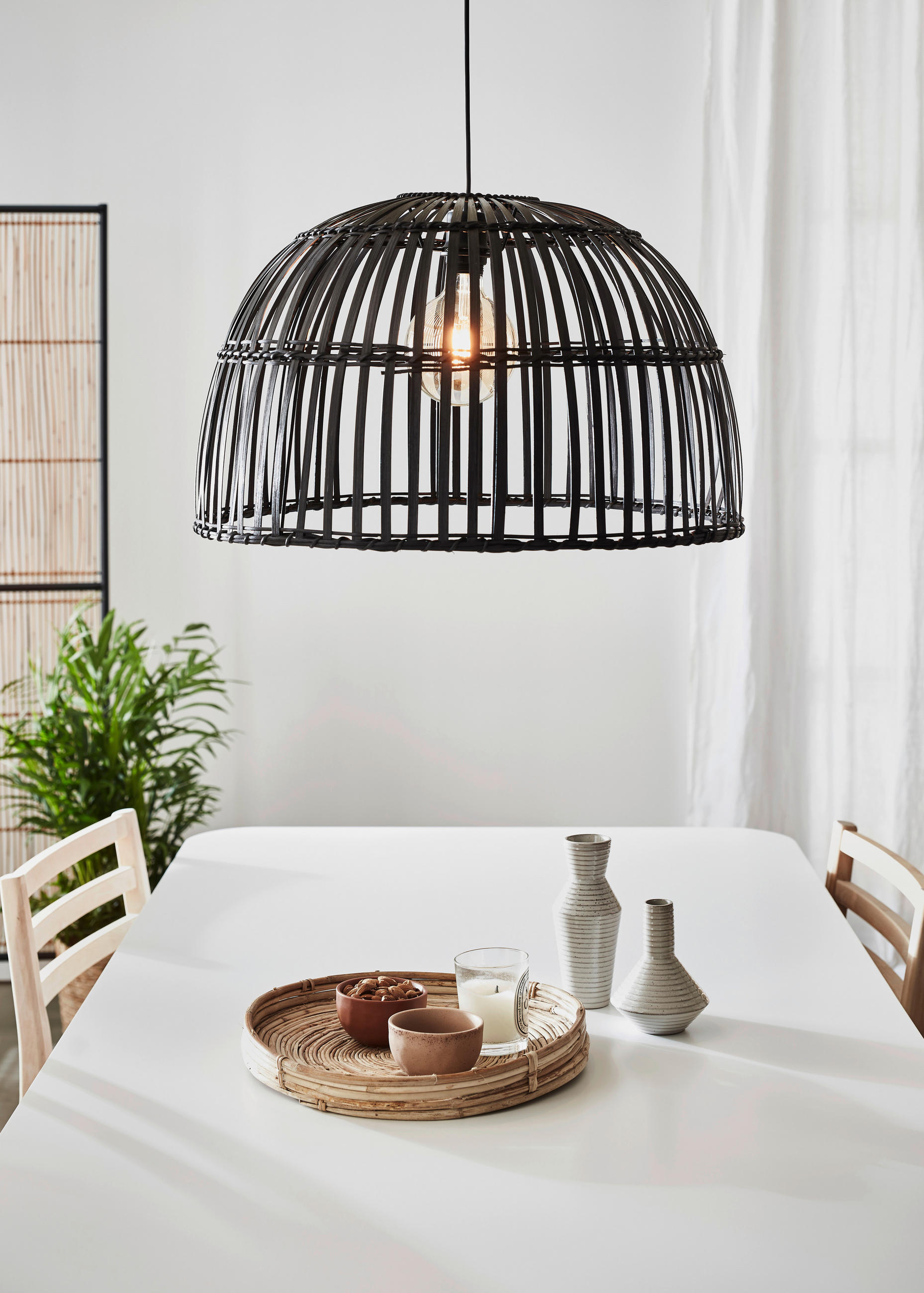 HÄNGELEUCHTE 60/36 cm  - Schwarz, Basics, Kunststoff (60/36cm) - Markslöjd