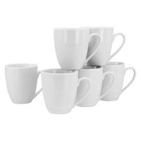 KAFFEEBECHERSET Luna 6-teilig  - Weiß, Basics, Keramik - Creatable