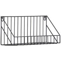 WANDREGAL  - Schwarz, Trend, Metall (30/14/11cm) - Carryhome