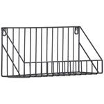 WANDREGAL  - Schwarz, Trend, Metall (30/14/11cm) - Carryhome